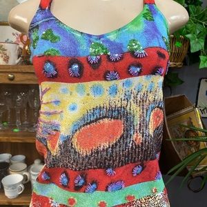 Alberto Makali colorful women’s/ ladies tank top